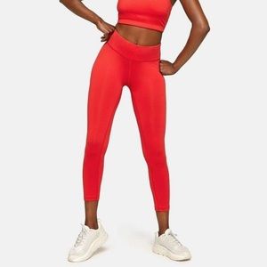 OUTDOOR VOICES TECHSWEAT 7/8 LEGGINGS - RED
